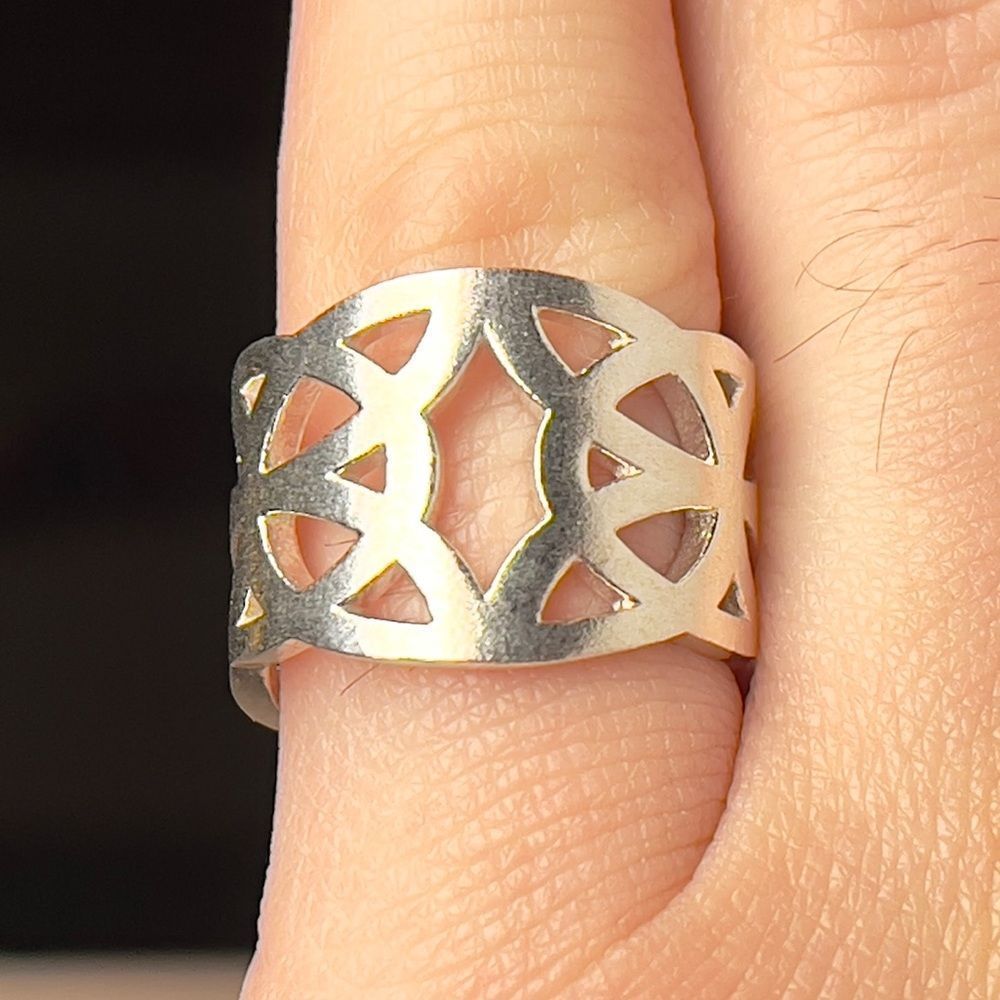 Quantum Sterling Silver Ring 6.5 Women’s Men’s Jewelry Infinite Sacred Geometry